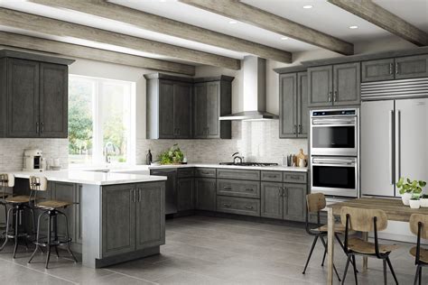 brown cabinets with stainless steel appliances|gray stainless steel cabinet colors.